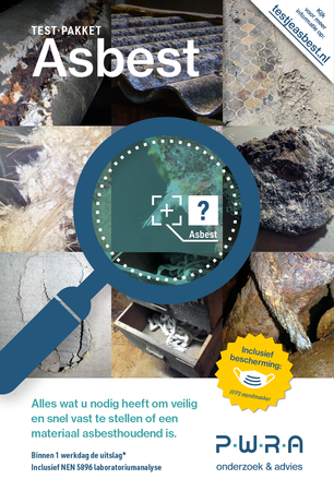 Asbest testen 1 stuks - inclusief beschermingsmiddelen